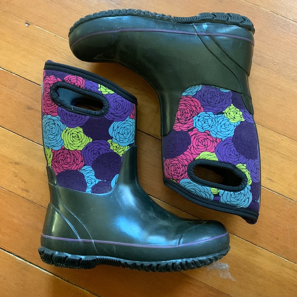 Bogs Waterproof Rain/Snow Boots Classic Rosey
